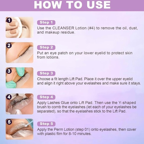 Lash Lift Kit with Pink Lotion - Picture 5 of 8